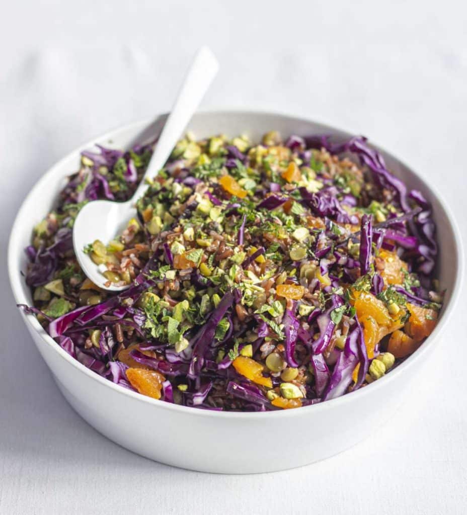 26 Salade Riz Rouge Pois CassÇes Abricots